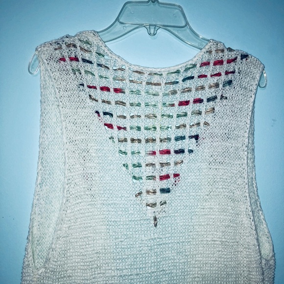 NWT White Crochet Duster by BCBGeneration - Picture 3 of 12